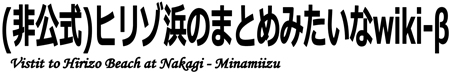 (非公式)ヒリゾ浜のまとめみたいなwiki-βロゴ